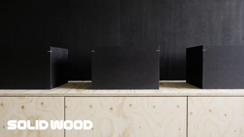 design interieur of the vinyl store solid wood in Hanover