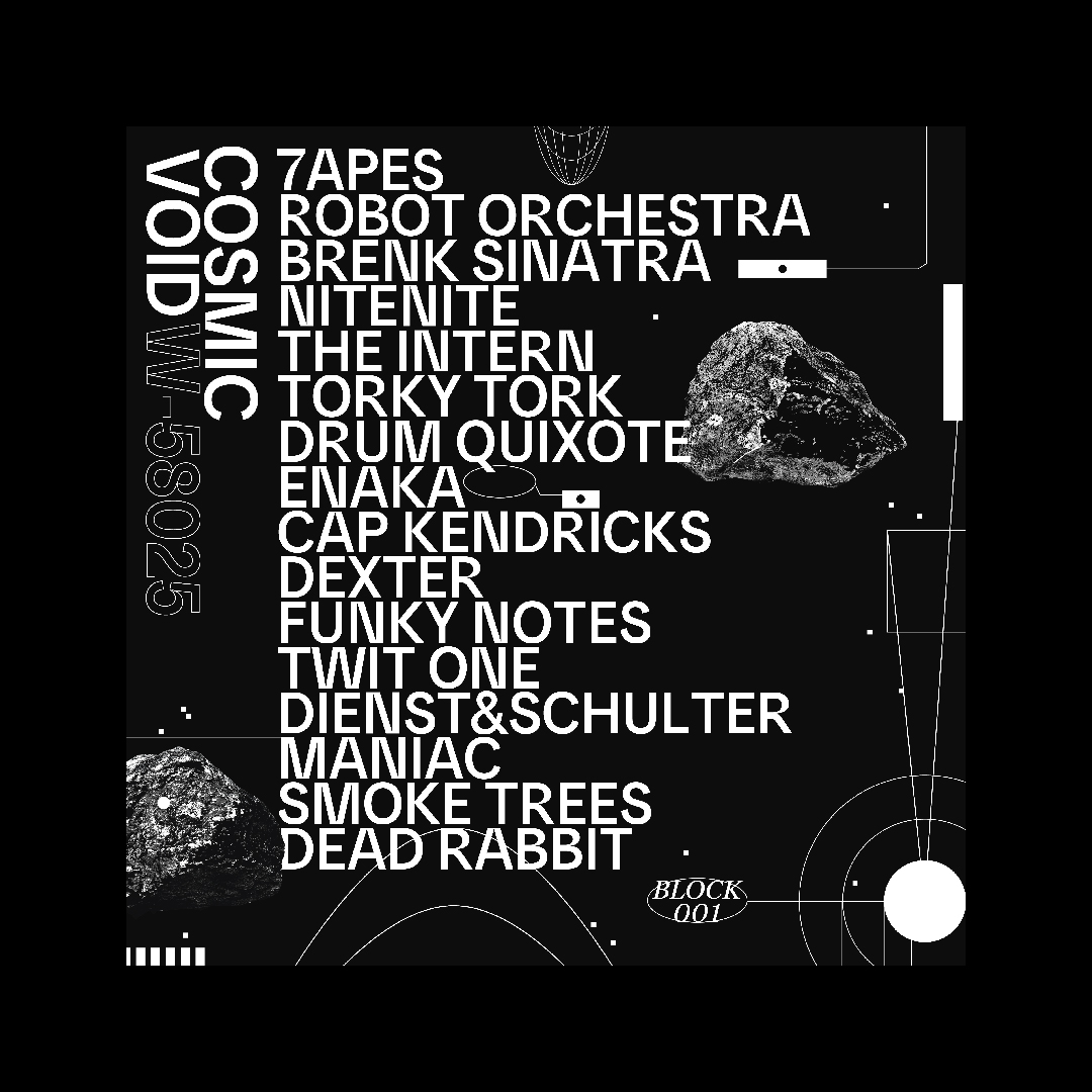 7apes-robotorchestra-brenksinatra-nitenite-theintern-torkytork-drumquixote